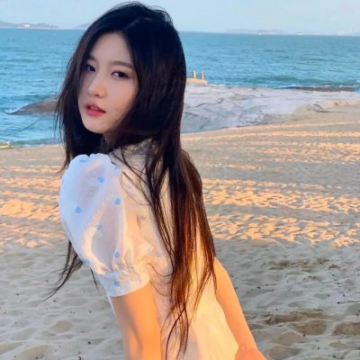 冬天的女子